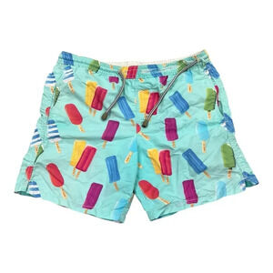 MC2 Saint Barth Blue Popcicle Ice Boys Swim Trunks L
